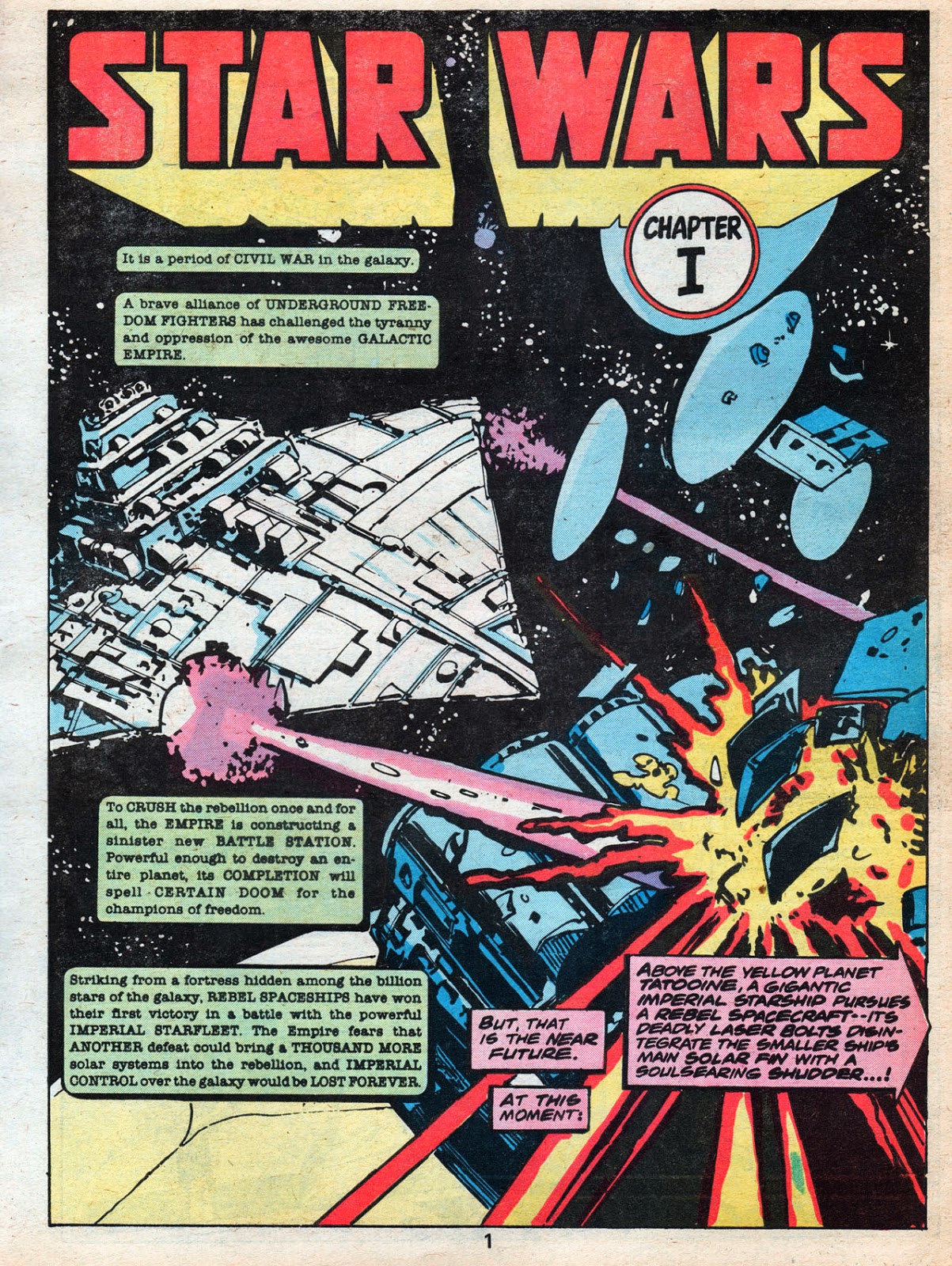 Five unforgettable images from Marvel Comics’ 1977 Star Wars adaptation ...